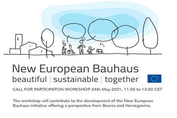 Poziv za učešće u programu online radionice Novi Bauhaus