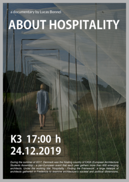 Документарни филм „About Hospitality“, 24.12.2019 17:00h К3, Кампус