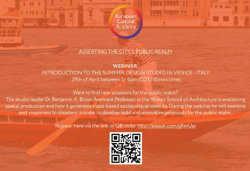 Webinar on urban possibilities in Venice and beyond