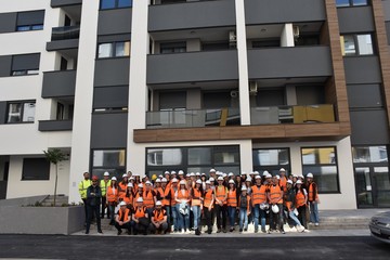 Posjeta studenata gradilištu stambeno-poslovnog kompleks ''Casa Jelena''