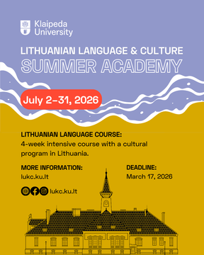 Љетњи курс литванског језика и културе