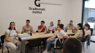 Студенти треће године СП Грађевинарство у посјети Грађевинском институту
